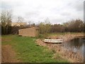 Lake boathouse