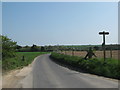 Footpath crosses Strakers Hill