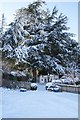 Plas Efenechtyd Cottage in the snow