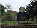 St Mary the Virgin Church sign