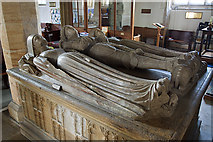 ST7818 : Carent tomb, St Gregory's parish church - Marnhull (2) by Mike Searle