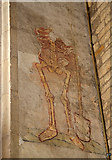 ST7818 : Wall painting, St Gregory's parish church - Marnhull by Mike Searle