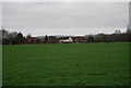 View across a field outside East Peckham