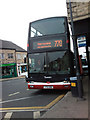 770 to Harrogate at the Market Place bus stop in Wetherby