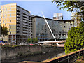 River Irwell, Lowry Hotel and Trinity Footbridge