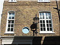 TQ2880 : Sign and lamp at number 6 Derby Street, Mayfair by PAUL FARMER