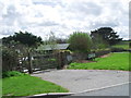 Gated entrance, Trevellas, Cornwall