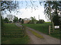 The entrance to Gallyhill Farmhouse