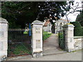 Gate to Church of St Peter and St Paul, Osbournby