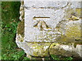 Bench Mark, Church of St Peter and St Paul, Osbournby