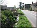 Roadside stream beside the A429 at Corston