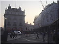 TQ2980 : Flags in Regent Street flying in preparation of the Royal Wedding by PAUL FARMER