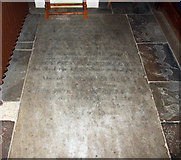 SU9347 : St John the Baptist, Puttenham - Ledger slab by John Salmon