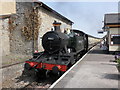 Minehead train stands at Watchet