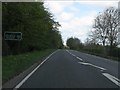 A44 - route confirmatory sign near Woodleys