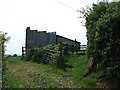 Barn and stile north of Sandford