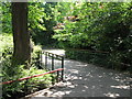 Bridge over The Beck at the northern end of Kelsey Park