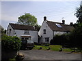 Pump and cottages, Bleadon