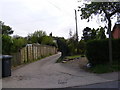 Footpath to Dennington Village Hall & Clay Hill