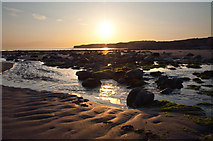 SS9567 : Sunset - Llantwit Major beach by Mick Lobb