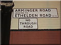 Street name with pre-Worboys sign, Shepherds Bush