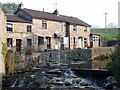 Cottages beside Gayle Beck in Hawes