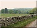 Footpath across the grounds of Cleddon Hall