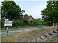 Bus shelter on the B2177