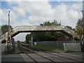 Nantwich Station, footbridge and level crossing