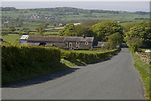 SD5451 : Yates Farm and road to Scorton by Tom Richardson