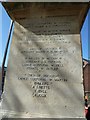 Inscription on a statue in Bonn Square