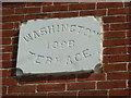 Datestone in Washington Road