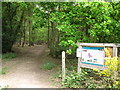 Entrance to Chobham Common