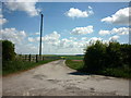 The way to Allotment Farm from Cross Gate (road)