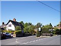 Thatched cottage and signage at Bunbury