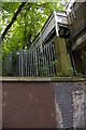 Penge West station: disused entrance, Down side