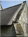 Detail from thatched roof at St Peter