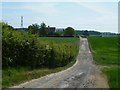 Bridleway approaching Medhone Farm from the north