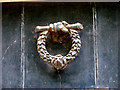 Old doorknocker on 17th century house