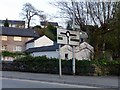 Road Sign A487 to Caernarfon, Porthmadog, Gwynedd