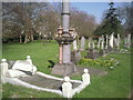 Graves in Margravine Cemetery