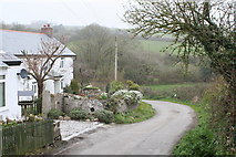 SW6428 : Cottage on the bend at Mellangoose by Rod Allday