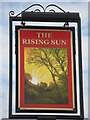 Sign for The Rising Sun, Upper Elmers End Road, BR3