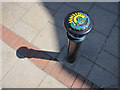 Stylish bollard in New Market Street