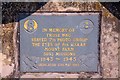 Inscription on the Mount Farm war memorial