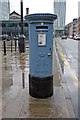 SJ8397 : Manchester's blue postbox, Liverpool Road, Castlefield, Manchester by P L Chadwick