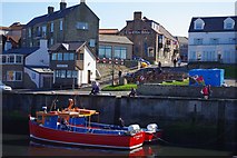 NU2232 : St Cuthbert II and III at Seahouses Harbour by Phil Champion