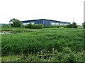 Giant shed on Hallen Marsh