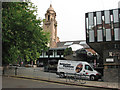 SK5639 : Nottingham Playhouse and the Albert Hall tower by John Sutton