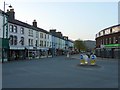 Roundabout and Shops, Porthmadog, Gwynedd